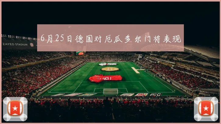 6月25日德国对厄瓜多尔门将表现